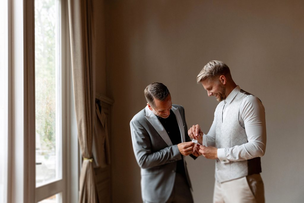 with father groom wedding day Pinterest