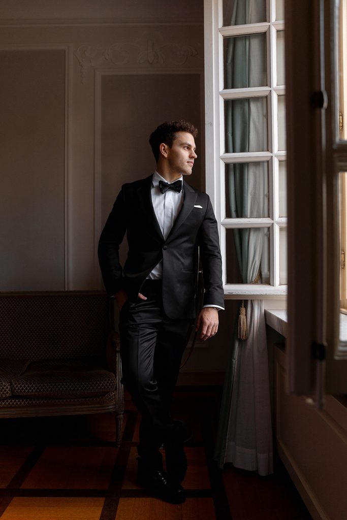 wedding day groom