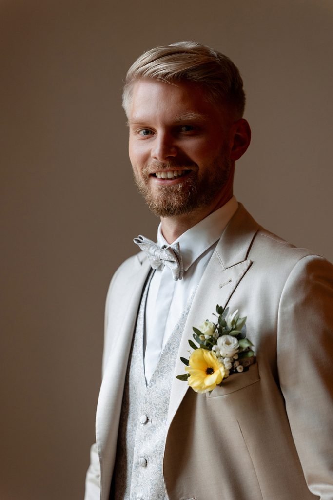 wedding photographer in Europe groom getting ready