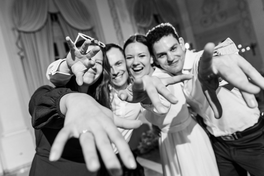 party on the wedding