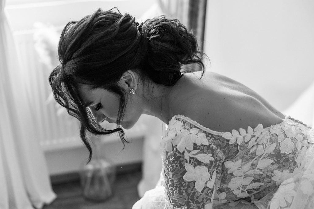 bridal portrait soft light luxury wedding photography