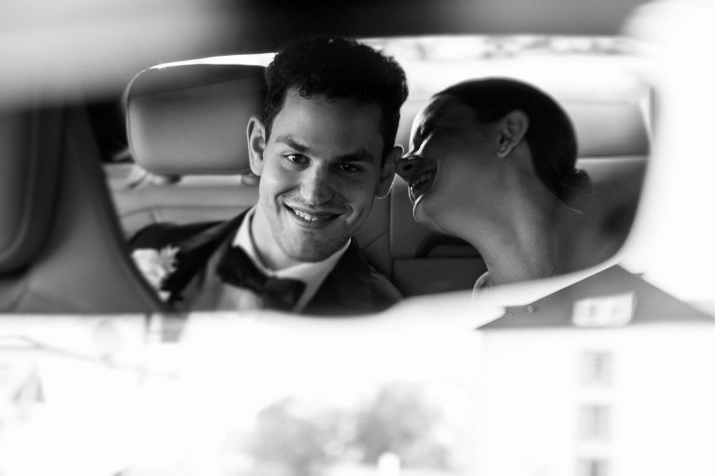 wedding ceremony emotional moment bride and groom italy