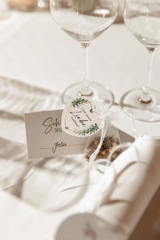 the wedding details